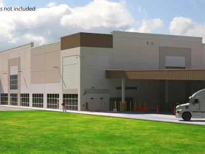 Modern Industrial Plant 3D model