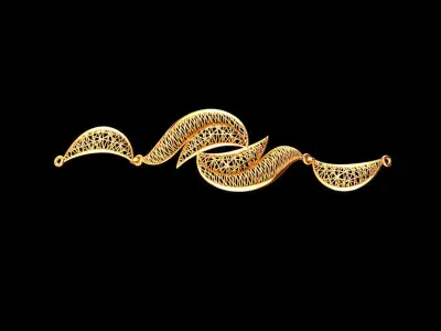 Light jewelry set  3D print model