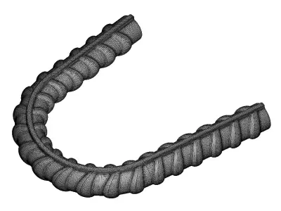 Bend TMT Bar 3D print model