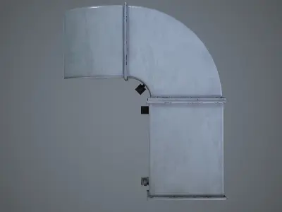 Air Conditioning Ducting HVAC Units Low-poly 3D model