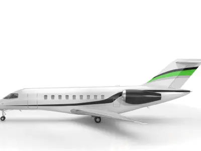Generic Airplane 01 3D model