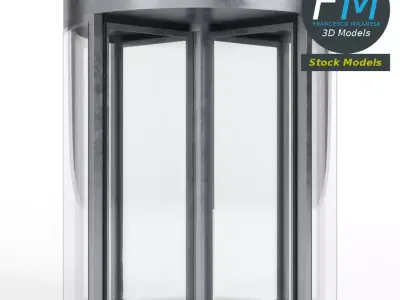 Revolving door 3D model