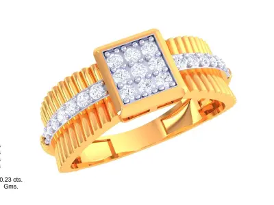 Women Ring  Render 3dm STL OBJ FBX Details 3D print model 412