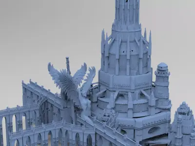 KING ARTHURS CAMELOT Knights Tower 2 3D model