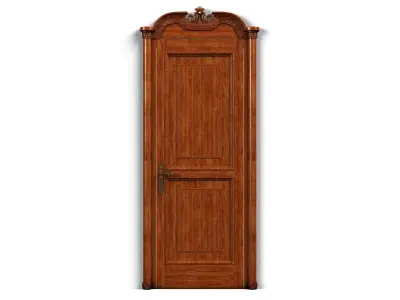 Door0022 door with ornate details 3D model