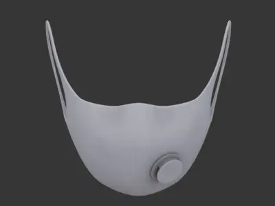 Facemask Covid 01 3D model