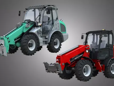 Telescopic Loaders 2 in 1 3D Model Pack