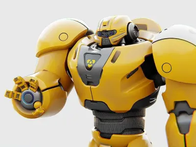 BATTLE DROID  GOLIATH   RIGGED 3D model