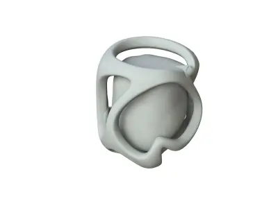 SciFi Shape Object Low Poly 118 Low-poly 3D model