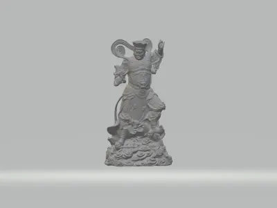 Four Heavenly Kings 3D print model