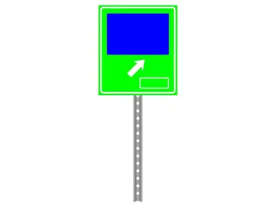 middle median direction 3D model