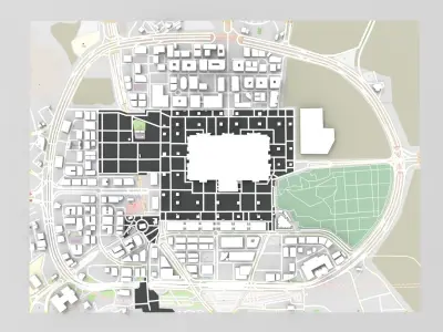 Cityscape Medina Saudi Arabia 3D model