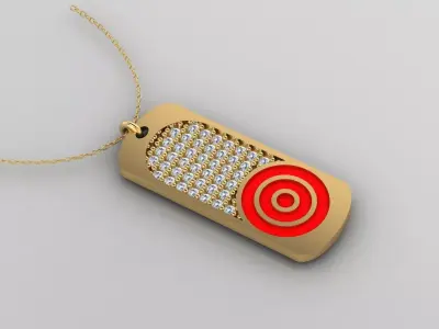 Pendant P054 3D Print Model 3D print model
