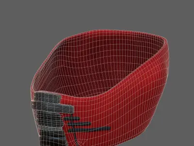Gas mask helmet 3d model scifi Low-poly  Low-poly 3D model 165