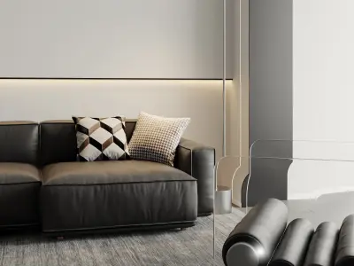 apartment interior scenes       3D model purchase