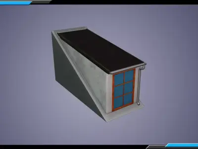 Building Architecture Element Textured Base Mesh 13 Free low-poly 3D model