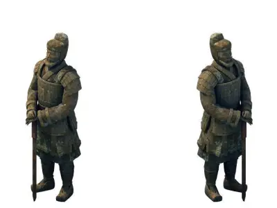 Game Model - Tomb of the Terracotta Warriors 02 3D model