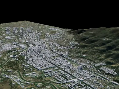 Skopje - Republic of Macedonia 3D model