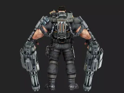 Punisher 3D model