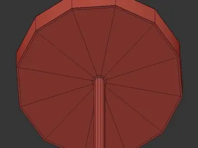 NDEBELE circular pendant light 3D model