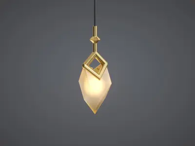 Bec Brittain Seed Single Pendant 3D model
