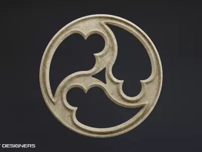 Gothic Tracery 3D model