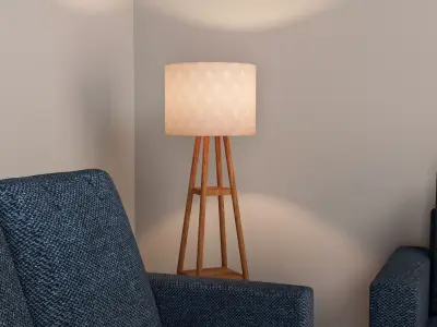 Corner Lamp Free 3D model