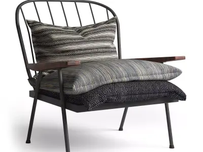 Industrial chair  3D model