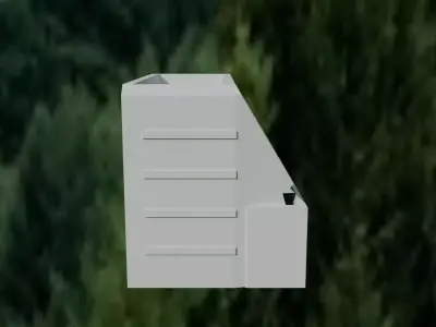 Cyber-Crate Desk Command Unit 3D print model