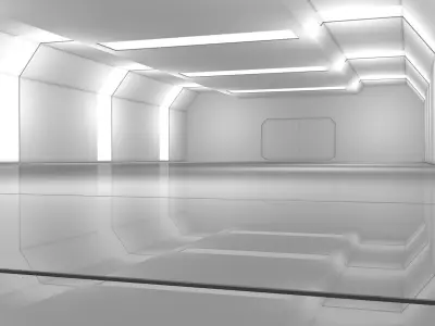 Sci Fi Warehouse 3D model