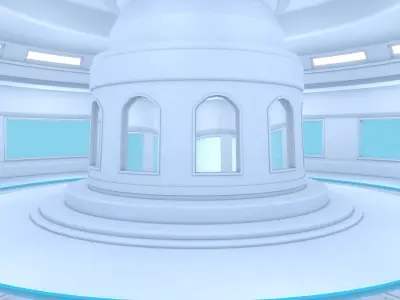 Sci Fi Room 3D model