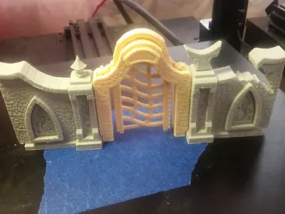 Fantasy gate 3d print 3D print model