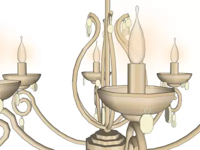 chandelier 15 3D model purchase