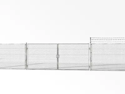 Rabitz fence 40000 tris 3D model