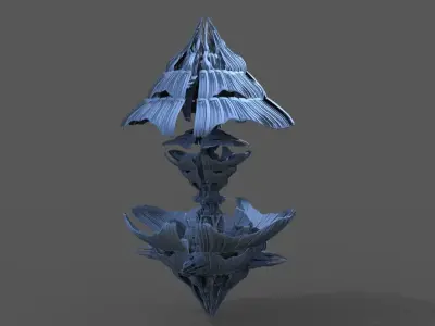 Sci fi Corral base  1 3D model