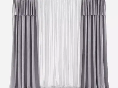 Curtain 3D model 20 3D model