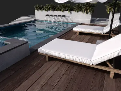 SWIMMING POOL NO83 A 3D model