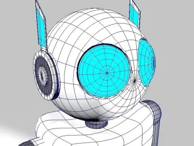 AL3XAND3R robot 3D model