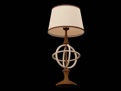 Bed Side Lamp  Low-poly 3D model