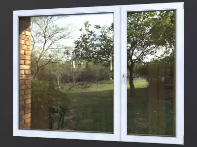 Balcony Door and Glazing 3D model