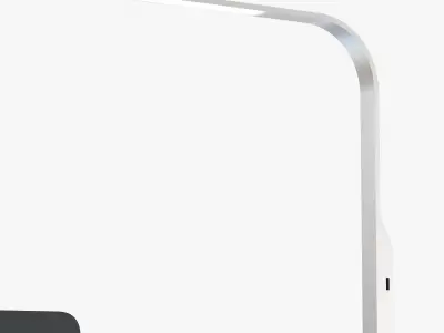 clock table   floor lamp and electric socket 3D model