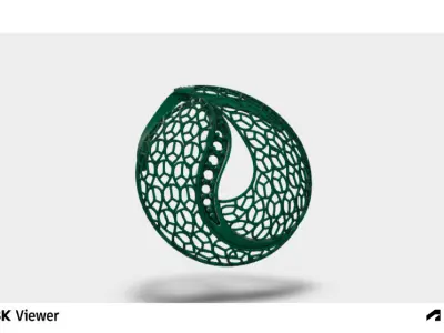 Orion Drop Pendant 3D print model