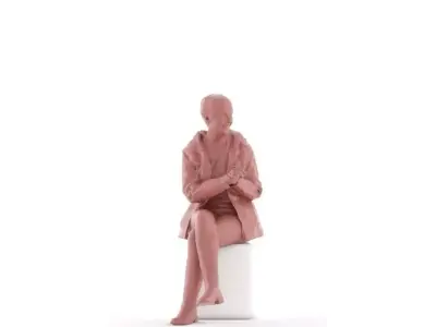 Helen posed 5 3D model