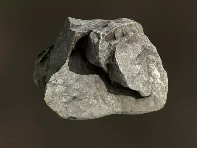 Rock lowpoly Low-poly 3D model