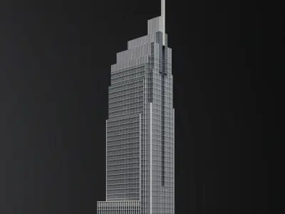 VIETCOMBANK TOWER - 3D MODEL - SAIGON 3D model