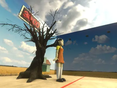 Squid Game Map 2 3D model