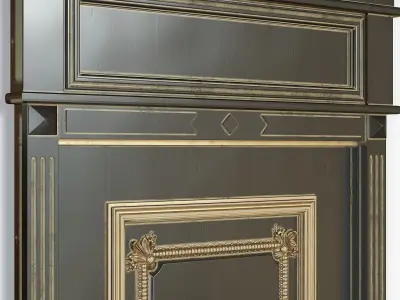 Classic door 3D model