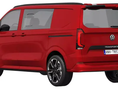 Volkswagen Transporter Sportline 2026 3D model