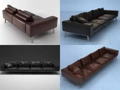 Lifesteel sofa 355 3D model