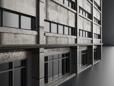 SKYSCRAPER CITY BUILDING 07 Low-poly 3D model
